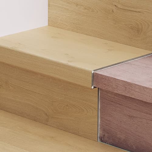 easy installation of stair cover on stairs